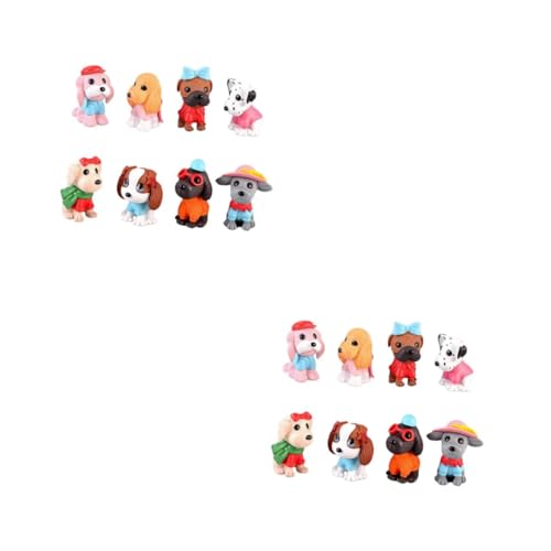 STOBOK 2 Sätze Cartoon Hund Ornamente Dekoration Kuchen Schmuck Figur Kuchen Geburtstag Kuchen Ornament Kuchen Topper Harz 8 Stück * 2 STOBOK 2 Sätze Cartoon Hund Ornamente Dekoration Kuchen Schmuck Figur Kuchen Geburtstag Kuchen Ornament Kuchen Topper Harz 8 Stück * 2 von STOBOK