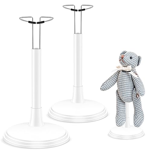 STOBOK Spielzeug 2 Stück Puppenständer Puppenhalter Figurenständer Puppenhalterung Unterstützt Bärenhalter Für Kinder Mädchen Geburtstagsfeier Puppenhausbevorzugung Weiß von STOBOK