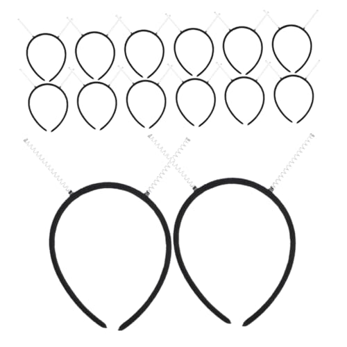 STOBOK 20stücke Diy Haarreifen Mit Federdesign Handgemachte Haaraccessoires Für Hochzeiten Partys Und Bastelprojekte Klassische Schwarze Farbe Für Vielseitige Looks von STOBOK