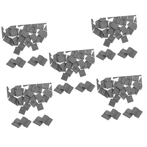 STOBOK 250 STK Mini-Steine Dachziegel Selber Machen Für Kinder Wandziegel Mini-gartendachziegel Lernspielzeug Mini-hausdachziegel Dachziegel Für Puppenhäuser Stengel Ton Modellbaum Klein von STOBOK
