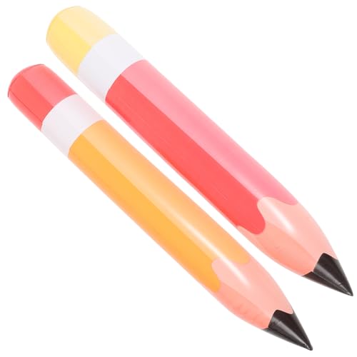 STOBOK 2Pcs Aufblasbare Bleistiftballonballons Giant Bleistift Jumbo Crayons School Event Dekoration Aufblasbare Party Requisiten Abschlussfeier Back To School Decoration Pvc STOBOK 2Pcs Aufblasbare Bleistiftballonballons Giant Bleistift Jumbo Crayons School Event Dekoration Aufblasbare Party Requisiten Abschlussfeier Back To School Decoration Pvc von STOBOK
