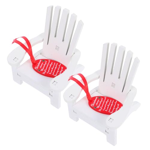 STOBOK 2Sätze Teiliges mit Weihnachtsdekorationen Europäisches Vintage Design Langlebig für Puppenhaus Zubehör und Festliche Szenen von STOBOK