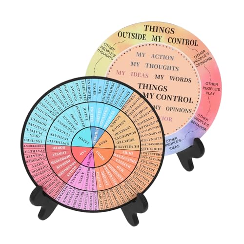 STOBOK Dekoration in Form Eines Gefühlsrads Mit Ständer. Emotionales Raddiagramm Für Büro Oder Zuhause. PVC-holzmaterial. Nachdenkliches STOBOK Dekoration in Form Eines Gefühlsrads Mit Ständer. Emotionales Raddiagramm Für Büro Oder Zuhause. PVC-holzmaterial. Nachdenkliches von STOBOK