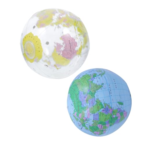 STOBOK 2St aufblasbarer aufblasbarer ball Strandball Aufblasbare Weltkugel Wasserspielzeug Spielzeugball Wasserbälle aufblasbarer Wasserball Strandspielzeug liefert PVC STOBOK 2St aufblasbarer aufblasbarer ball Strandball Aufblasbare Weltkugel Wasserspielzeug Spielzeugball Wasserbälle aufblasbarer Wasserball Strandspielzeug liefert PVC von STOBOK