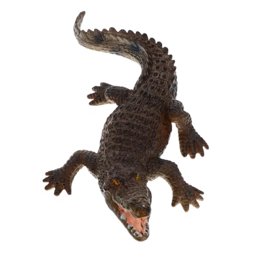 STOBOK Lernspielzeug 3 STK Simuliertes Krokodilmodell Spielzeug Realistisches Alligatormodell Krokodil-verzierung Alligator-Modell Statisches Krokodilmodell Kind Plastik Tier Ornamente von STOBOK