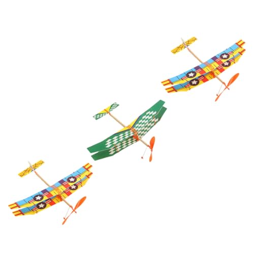 STOBOK 3-Teiliges Flugzeugmodell Mit Gummibandantrieb: DIY-Flugzeugmodellset Aus Schaumstoff Flugzeugspielzeug Fliegende Segelflugzeugmodelle Für Kinder Pädagogisches Sportspielzeug Für STOBOK 3-Teiliges Flugzeugmodell Mit Gummibandantrieb: DIY-Flugzeugmodellset Aus Schaumstoff Flugzeugspielzeug Fliegende Segelflugzeugmodelle Für Kinder Pädagogisches Sportspielzeug Für von STOBOK