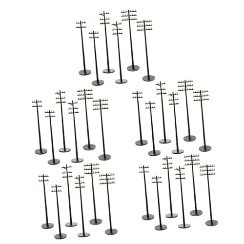 STOBOK 30 Stück Mikro Landschafts Garten Telegrafenmast Modelle Mikro Landschafts Dekoration Sandtisch Szenenzubehör Straßentelegrafenmasten Modelle Mikro Landschafts STOBOK 30 Stück Mikro Landschafts Garten Telegrafenmast Modelle Mikro Landschafts Dekoration Sandtisch Szenenzubehör Straßentelegrafenmasten Modelle Mikro Landschafts von STOBOK