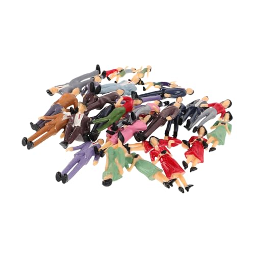STOBOK 30 Stück Sandtisch-charaktermodell Modelszene Miniatur-puppenhausmenschen Winzige Menschenfiguren Abs-Kunststoff STOBOK 30 Stück Sandtisch-charaktermodell Modelszene Miniatur-puppenhausmenschen Winzige Menschenfiguren Abs-Kunststoff von STOBOK