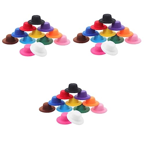 STOBOK 36 Stk Mini-hut-spielzeug Mini-herrenhut Cowgirl-hut-miniatur Mini-puppenmütze Mini-haushut-dekoration Hühnerhüte Puppenhaushüte Miniaturhüte Mini-filzhüte Weinflasche Kuppel Stoff STOBOK 36 Stk Mini-hut-spielzeug Mini-herrenhut Cowgirl-hut-miniatur Mini-puppenmütze Mini-haushut-dekoration Hühnerhüte Puppenhaushüte Miniaturhüte Mini-filzhüte Weinflasche Kuppel Stoff von STOBOK