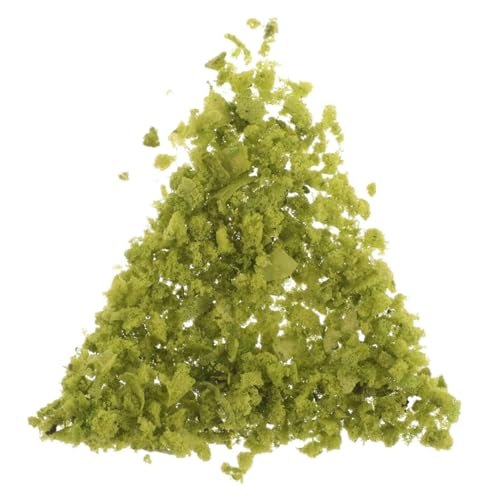 STOBOK Vivid Detailing Crafting Grass 5 Beutel Modell-landschaftsgras Für Diorama Zug-Layout Statische Künstliche Landschaft 100 G/Beutel von STOBOK