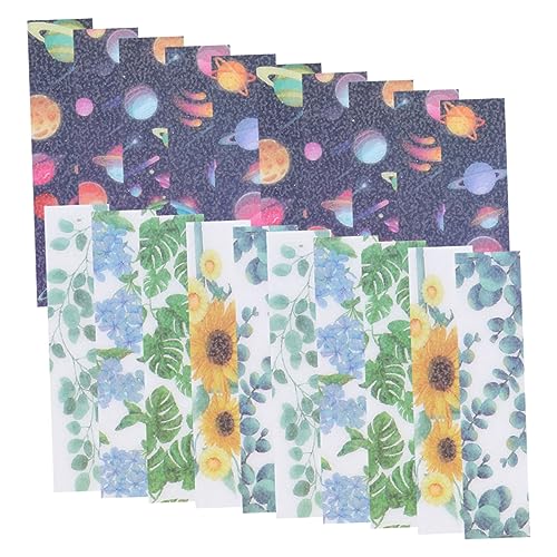 STOBOK 50pcs Grobe Textur Streifen Sensorischen Pack Beruhigende Aufkleber Für Telefon Decor Klebstoff von STOBOK