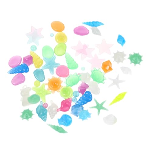 STOBOK 50 Stücke Glow Dark Rocks Aquarium Tank Dekorationen Aquarium Zubehör Dekorationen von STOBOK