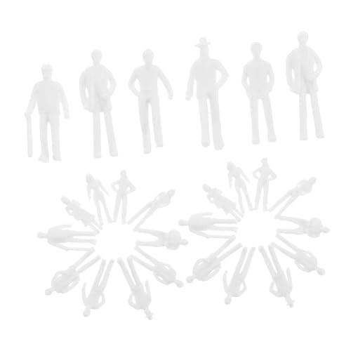 STOBOK 50 Stück Miniaturfiguren Modell Malen Mikromodell Mini-Statue Digitales Modell Mini-Modell Miniaturmodell Miniaturstehende Menschen Stehende Miniaturmenschen Weiß Plastik STOBOK 50 Stück Miniaturfiguren Modell Malen Mikromodell Mini-Statue Digitales Modell Mini-Modell Miniaturmodell Miniaturstehende Menschen Stehende Miniaturmenschen Weiß Plastik von STOBOK
