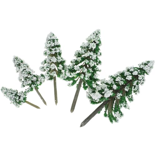 STOBOK 5st Sandtischmodell Für Den BAU Modelllandschaft Mini-landschaftsdekor Modellbäume Trainieren Baummodell Landschaft DIY Bäume Miniatur-dioramenbaum Miniaturbäume Abs Green von STOBOK