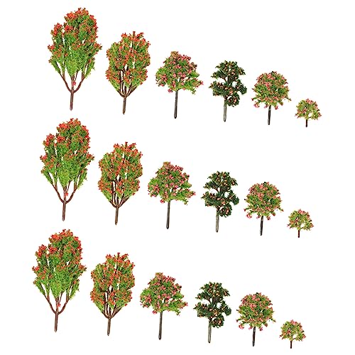 STOBOK 72 STK Mikrolandschaftssimulationsbaum Baumbaumodell Zuglandschaft Miniaturbäume Pflanzendekor Modelle Simulationsbaummodell Bäume dekorieren Schreibtisch künstlicher Baum Bonsai von STOBOK