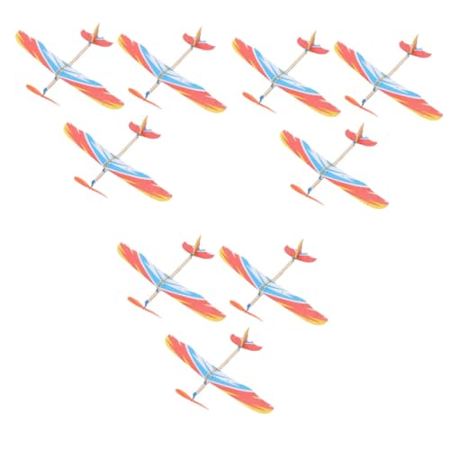 STOBOK 9 Stk Vogel-Design-Flugzeuge Gummiband Flugzeug Gummiband Angetriebene Flugzeuge Gummiband-flugzeugbausatz Gleitendes Flugzeugspielzeug Modelle Energie Kind Hölzern Modellflugzeug von STOBOK