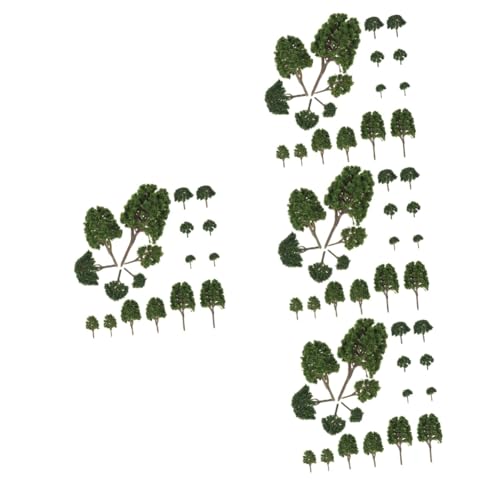 STOBOK 96 STK Mikrolandschaftssimulationsbaum Miniaturpflanzen Mini-sandtisch-pflanzenmodell Kleiner Baumschmuck Mini-pflanzendekor Baumbaumodell Grün Einstellen Kind Sandkasten Plastik von STOBOK