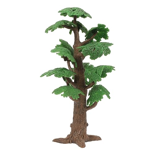 STOBOK Baummodell Kleiner Baum Miniatur-Dinge Miniaturbäume Pflanzenmodellierung Puppenhausbaum Artificial Tree Light Tree baumförmige Verzierung Sandtischverzierung Plastik Green von STOBOK