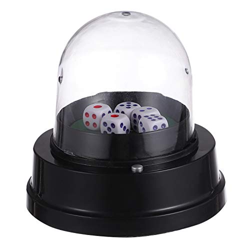 STOBOK Elektrischer Würfelbecher Automatische Würfelwalze Schüttelwürfelwalze Cup-Set Kneipenbar-Partyspiel Glückswürfel-Set für KTV Kneipenbar-Party-Brettspielzubehör STOBOK Elektrischer Würfelbecher Automatische Würfelwalze Schüttelwürfelwalze Cup-Set Kneipenbar-Partyspiel Glückswürfel-Set für KTV Kneipenbar-Party-Brettspielzubehör von STOBOK
