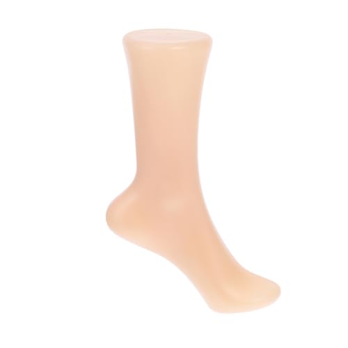 STOBOK Weibliche Fußpuppe Für Kurze Socken Sockenständer Fußmodell Für Den Einzelhandel Socken Fußform Mannequinbein Sockenständer von STOBOK