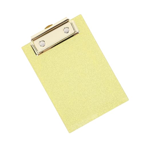 STOBOK Glitzer Schreiben Padhalter Mini Clipboard Clip Boards Clip Clip Clip Flüssigkeits Notebook Sukkulenten Klemmboard Klemmungsbretter Große Zwischenablage Office Schreibtisch von STOBOK