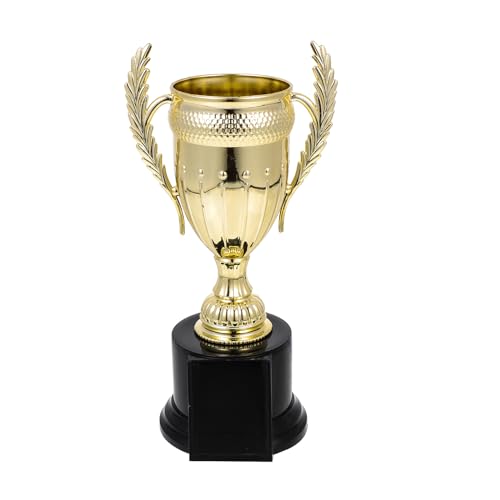 STOBOK Golden Trophy Golden Cup Award Trophäen Cup Gewinner Award Trophäen Cup Erfolg Preis Award für Schule Büro Sport von STOBOK