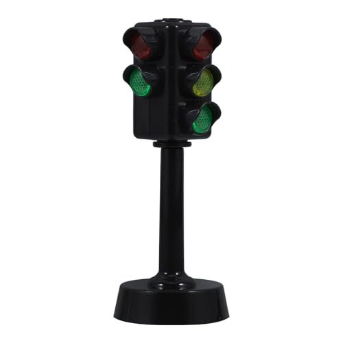 STOBOK Kinder Ampel Spielzeug - Verkehrserziehung Spielzeug Mit Licht Und Sound, FrüHes Lernspielzeug FüR Kinder, Simulation Von Verkehrsregeln, 11x4.5x4.5cm von STOBOK