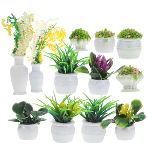STOBOK Miniatur-Pflanzenblumen Für Puppenhäuser: 13 Miniatur-Bonsai-Pflanzen Künstliche Mini-Topfblumen Künstliches Kleines Grünzeug Ornament Basteln Für Puppenhausmöbel Heimdekoration STOBOK Miniatur-Pflanzenblumen Für Puppenhäuser: 13 Miniatur-Bonsai-Pflanzen Künstliche Mini-Topfblumen Künstliches Kleines Grünzeug Ornament Basteln Für Puppenhausmöbel Heimdekoration von STOBOK