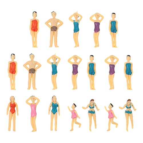 STOBOK Modellbau Figuren Mini Menschen Figuren 20 Stücke Badeanzug Figuren 1: 50 Fotografieren DIY Modelleisenbahn Miniatur Sandstrand Landschaft Puppenhaus Dekoration STOBOK Modellbau Figuren Mini Menschen Figuren 20 Stücke Badeanzug Figuren 1: 50 Fotografieren DIY Modelleisenbahn Miniatur Sandstrand Landschaft Puppenhaus Dekoration von STOBOK