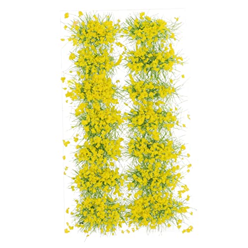 STOBOK Mini-blumenvegetationsgruppen in Einer Box Grashaufen für Die Inneneinrichtung Robustes Material Elegante Miniaturlandschaft von STOBOK