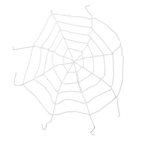 STOBOK de porristas Klares Hamsterhaus Wandschutz für Kinderzimmer Plüsch Spielzeug gefälschtes Spinnennetz Spannspinnennetz bilden Requisiten Kleidung schmücken Weiß von STOBOK