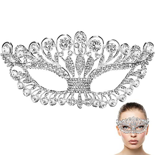 STOBOK Strass Maske Maskerade Strass Augen Kristalllegierung Für Karneval Halloween Party Kostüm von STOBOK