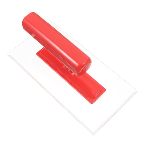 STOBOK Strukturiertes Farbmesser Glättkelle Für Beton Gipskelle Polierkelle Ecken Mit Einer Glättkelle Bearbeiten Pool Kelle Fliesenwerkzeuge Endputzwerkzeug Rot Acryl STOBOK Strukturiertes Farbmesser Glättkelle Für Beton Gipskelle Polierkelle Ecken Mit Einer Glättkelle Bearbeiten Pool Kelle Fliesenwerkzeuge Endputzwerkzeug Rot Acryl von STOBOK