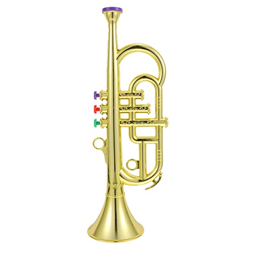 STOBOK Trompete Spielzeug Spielzeug Saxophon Kunststoff Musikalisch Geräusch Maker Instrumente für Kinder Musik Spielzeug Simulation Trompete für Party Favoriten Jungen Und von STOBOK