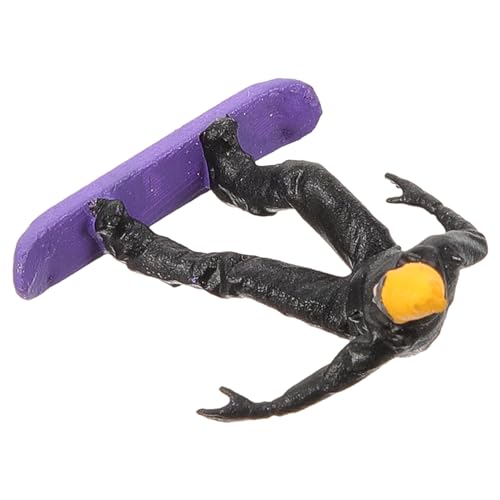 STOBOK gefälschter menschlicher Schmuck auslaufmodelle ski Skifahrer Modellbau Mini-Mensch-Modell-Schmuck Sandtisch-Menschenmodell Sandtisch-Skifahren-Personenmodell menschliches Modell von STOBOK