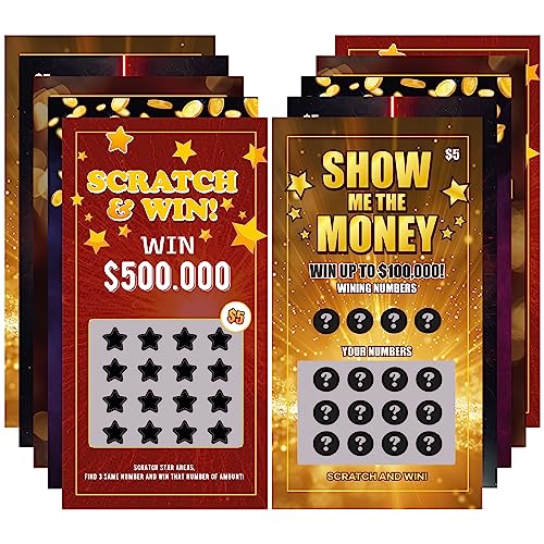 STOYKİS Lotteriescheine und Rubbelkarten, 10 Tickets – Gewinn von 500 $ – echter Witz für Aprilscherz STOYKİS Lotteriescheine und Rubbelkarten, 10 Tickets – Gewinn von 500 $ – echter Witz für Aprilscherz von STOYKİS