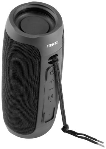 STREETZ S350 Bluetooth® Lautsprecher AUX, Freisprechfunktion, tragbar, USB Schwarz von STREETZ