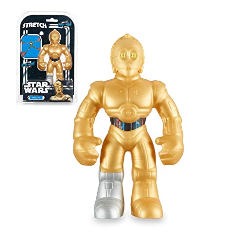 STRETCH ARMSTRONG, Figur 18 cm, ausziehbar, C-3PO, Spielzeug für Kinder ab 5 Jahren, Giochi PREZIOSI, TR404 von STRETCH ARMSTRONG