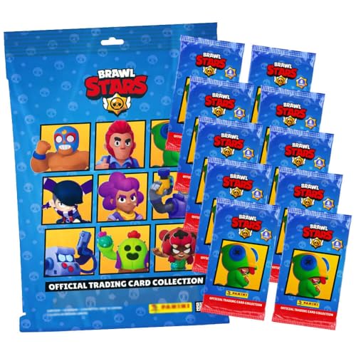 Bundle mit Brawl Stars Karten Serie 1 - Sammelkarten Trading Cards - 1 Starter + 10 Booster + Exklusive Geburtstagskarte Bundle mit Brawl Stars Karten Serie 1 - Sammelkarten Trading Cards - 1 Starter + 10 Booster + Exklusive Geburtstagskarte von STRONCARD