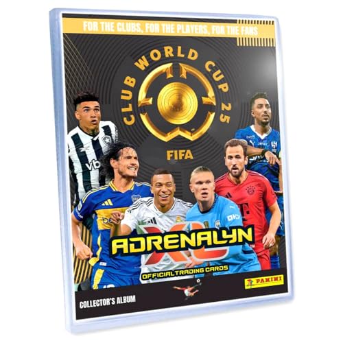 Bundle mit Panini FIFA Club World Cup 2025 - WM Trading Cards - Weltmeisterschaft Sammelkarten - 1 Mappe + Exklusive Geburtstagskarte von STRONCARD