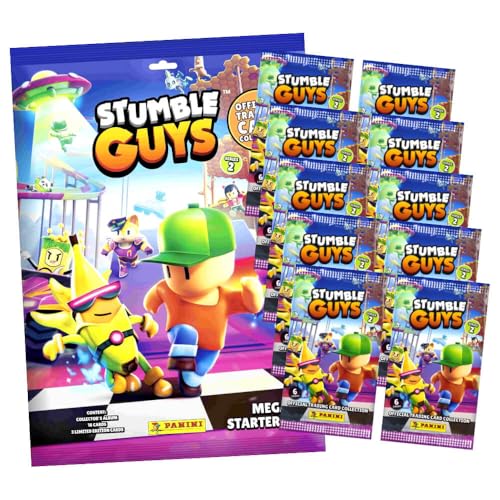 Bundle mit Panini Stumble Guys Karten Serie 2 - Sammelkarten Trading Cards - 1 Starter + 10 Booster + Exklusive Geburtstagskarte Bundle mit Panini Stumble Guys Karten Serie 2 - Sammelkarten Trading Cards - 1 Starter + 10 Booster + Exklusive Geburtstagskarte von STRONCARD