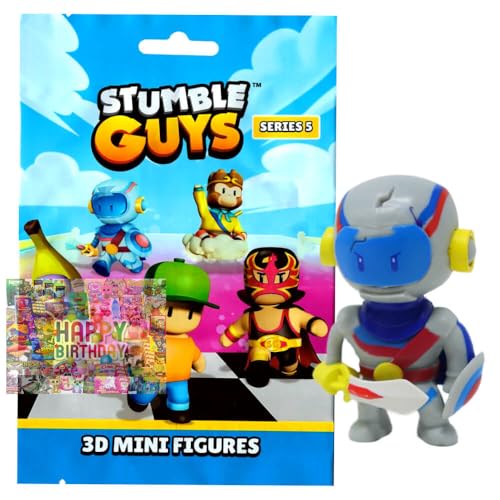 Bundle mit Stumble Guys 3D Sammelfiguren Serie 5 Chrome - Figur 20. Zog Zog + Exklusive Geburtstagskarte Bundle mit Stumble Guys 3D Sammelfiguren Serie 5 Chrome - Figur 20. Zog Zog + Exklusive Geburtstagskarte von STRONCARD