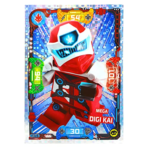 Lego Ninjago Karten Trading Cards Serie 5 - LE Gold Karte Auswahl Bundle + 10 Originale Hüllen (XXL6 Gold Karte) von STRONCARD