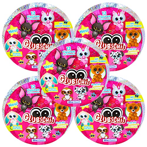STRONCARD Blue Ocean Glubschis Sammelfiguren Serie 1 - Glubschi Glitzer Figur - 5 Tüten + 10 Originale Hüllen STRONCARD Blue Ocean Glubschis Sammelfiguren Serie 1 - Glubschi Glitzer Figur - 5 Tüten + 10 Originale Hüllen von STRONCARD