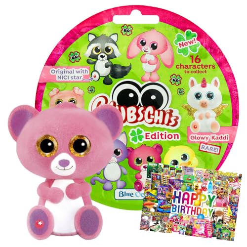 STRONCARD Bundle mit Blue Ocean Glubschis Sammelfigur Glück Serie 3 - Glubschi Glitzer - Figur Briggy - Exklusive Geburtstagskarte STRONCARD Bundle mit Blue Ocean Glubschis Sammelfigur Glück Serie 3 - Glubschi Glitzer - Figur Briggy - Exklusive Geburtstagskarte von STRONCARD