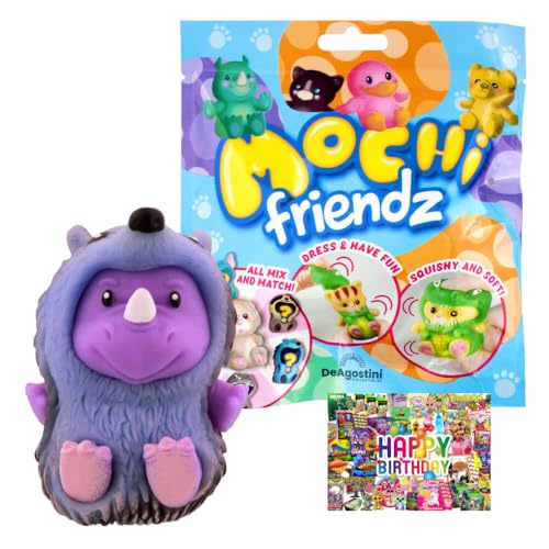 STRONCARD Bundle mit DeAgostini Mochi Friendz Sammelfiguren mit Wendekostüm - Figur Ester - Exklusive Geburtstagskarte von STRONCARD
