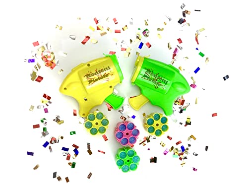 2x Konfettipistole mit 24 Schuss Konfettipistole Konfettikanone Konfetti Konfettibombe STUWU 2x Konfettipistole mit 24 Schuss Konfettipistole Konfettikanone Konfetti Konfettibombe STUWU von STUWU