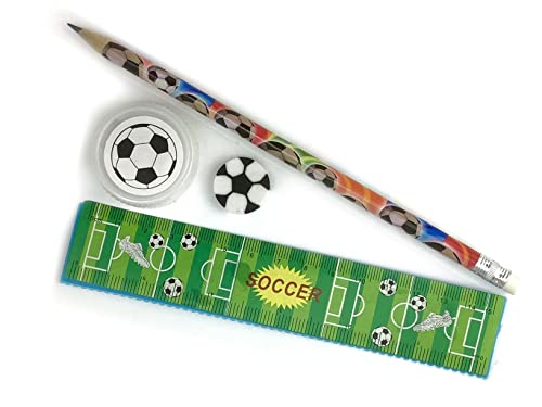 STUWU 1x Schreibset Fußball Mitgebsel für Kindergeburtstag und Schultüte STUWU 1x Schreibset Fußball Mitgebsel für Kindergeburtstag und Schultüte von STUWU