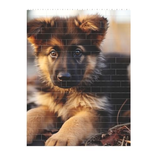 Deutscher Schäferhund, Welpe, Baustein-Puzzle, personalisierte Bausteine für Erwachsene, quadratisches Block-Puzzle, Baustein-Puzzle, Valentinstagsgeschenke für Heimdekoration, Ziegel-Puzzle Deutscher Schäferhund, Welpe, Baustein-Puzzle, personalisierte Bausteine für Erwachsene, quadratisches Block-Puzzle, Baustein-Puzzle, Valentinstagsgeschenke für Heimdekoration, Ziegel-Puzzle von STVYUKL