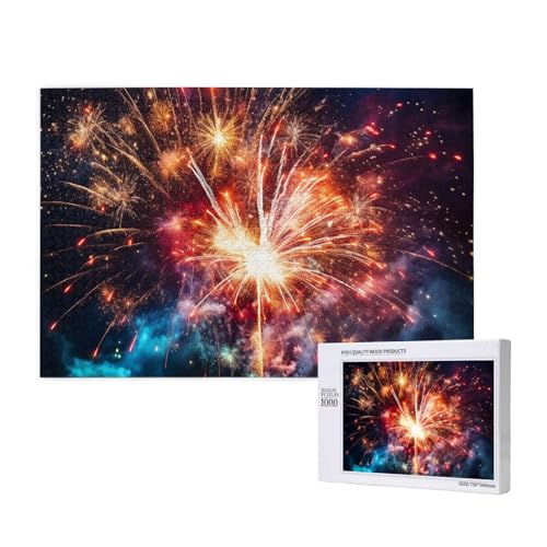 Explosion Feuerwerk Puzzle 1000 Teile für Erwachsene Personalisierte Holzpuzzle Geschenke Moderne Wohnkultur Wandkunst für Familie Hochzeit Freund Explosion Feuerwerk Puzzle 1000 Teile für Erwachsene Personalisierte Holzpuzzle Geschenke Moderne Wohnkultur Wandkunst für Familie Hochzeit Freund von STVYUKL